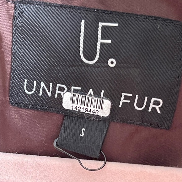 Unreal Fur Fame Faux Fur Brown Jacket - Picture 10 of 13